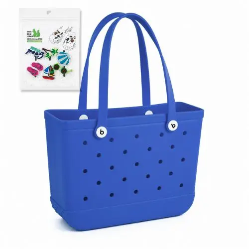 Bolso de playa EVA verano, bolsas de compras tipo tote, bolsa de viaje impermeable, bolso de hombro grande con almacenamiento. - 1