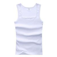 Hot Sale Summer Male clothes Women Basic Elastic tank top Pure Cotton Sleeveless Men's t-shirt Bodybuilding Fitness T-shirt - details 3