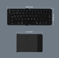 Teclado Bluetooth Plegable BOW Recargable Inalámbrico 2.4G Para iPhone iPad Laptop Desktop Mini Teclado Ergonómico Multifuncional - details 7
