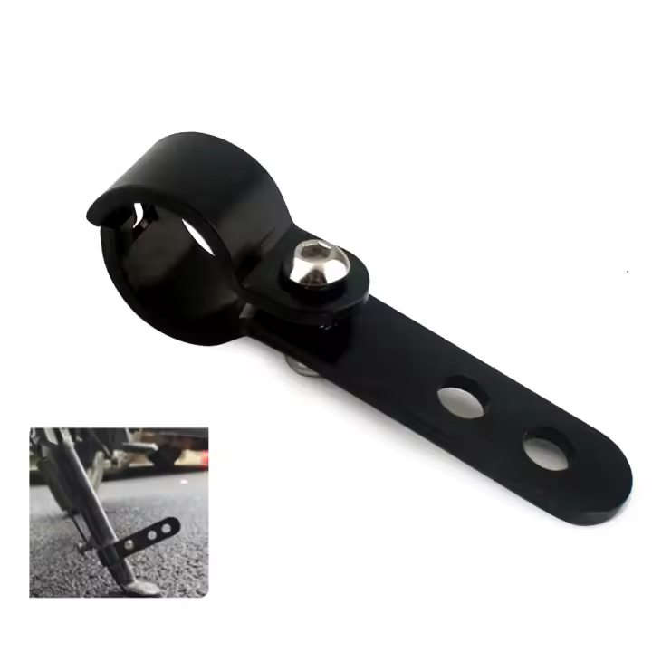 Kit De Extensión De Pedal De Pies Universal Para 20-22mm Soporte De Lateral De Manillar De Bicicleta Material De Aluminio - 1