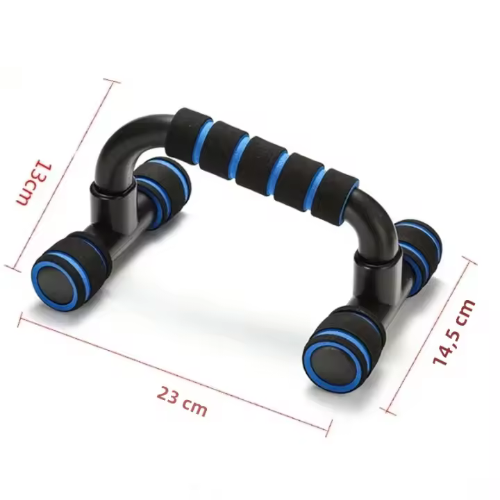1par De Barras De Empuje En U Para Ejercicio De Musculación Y Entrenamiento De Pecho Equipos De Fitness Con Agarre De Esponja Para Gimnasio Doméstico - 1
