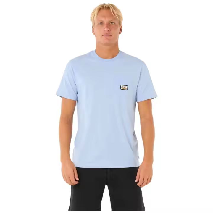 Camiseta de Manga Corta Rip Curl Surf Paradise para hombre en color azul - 1