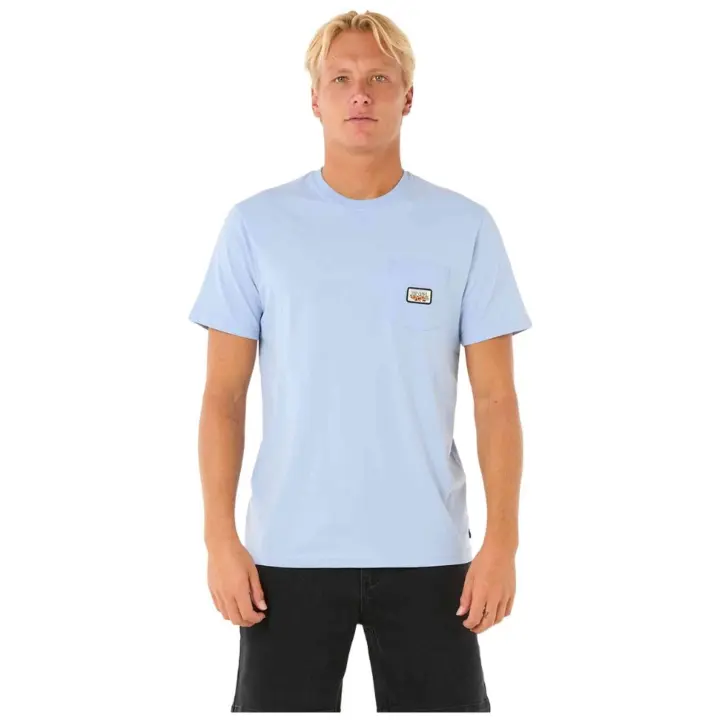 Camiseta de Manga Corta Rip Curl Surf Paradise para hombre en color azul - 1