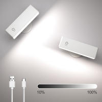 Lámpara De Pared LED Yilaie Con Control Táctil Y Recargable Por USB Luz Nocturna Portátil Rotatable Para Línea De Lectura Dimmable Para Dormitorio 1 Pack - details 3
