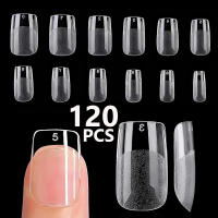 120PCS Uñas De Coffin Largas Y Curvas Extra Largas Cubiertas Mitad Uñas De Acrílico Profesional Uñas Falsas De Plástico Para Manicura Casera - details 10