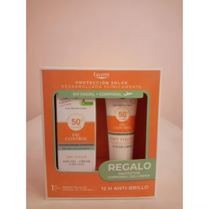 EUCERIN KIT VIAJE ACEITE FACIAL  50 SPF, 50 ML + ACEITE CORPORAL 50 SPF, 50 ML - 1