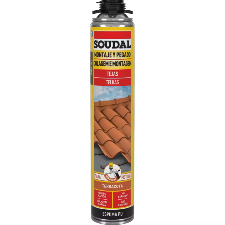 Soudal Espuma teja pistola Soudal: Caja 12 unidades - 1