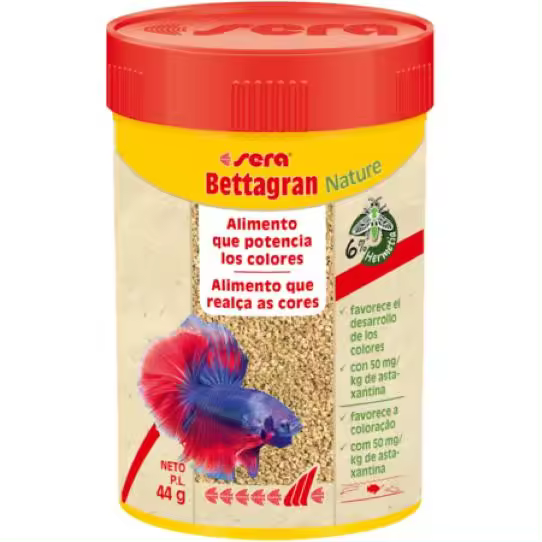 Sera Bettagran Nature - Granulado Fino para Bettas - 1