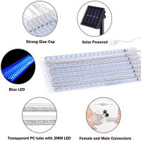 Luz De Show De Meteoritos LED Solar Para Jardín Decoración Navideña Fuente De Energía Solar IP65 Impermeable Cadena De Luces Para Exterior - details 4