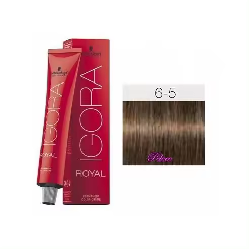 Tinte Igora Royal 6-5 Rubio Oscuro Dorado 60 ml. Schwarzkopf - 1