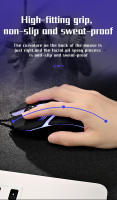 Ratón De Juego LED ITLY M01 Con Retroiluminación USB Cableado Para Desktop PC Laptop Oficina Computadora Ratón Gaming - details 1