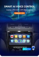 AWESAFE inalámbrico CarPlay Android Auto Radio para SKODA  5L 2009 2010 2011 2012 2013 2014  coche reproductor multimedia GPS 2 din autoradio volante controles RDS Bluetooth - details 0