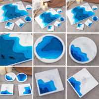 Molde De Silicona Para Tazas Rectangular Estilo Oceánico Terrazas Herramientas De Decoración Del Hogar Para Artesanías De Resina Epoxy UV - details 0
