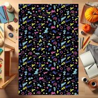 Carpetas Antideslizantes De Bolívar Para Arcade Estilo Retro Adecuadas Para Dormitorio Cocina Barra De Cine Moderno 100% Poliéster - details 5