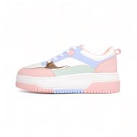 HLUNA - Zapatillas deportivas Coloridas Blanco Rosa y Azul Verde  - con Plataforma de 5cm - Moda Primavera - Color Claro y suave - D051 - details 3