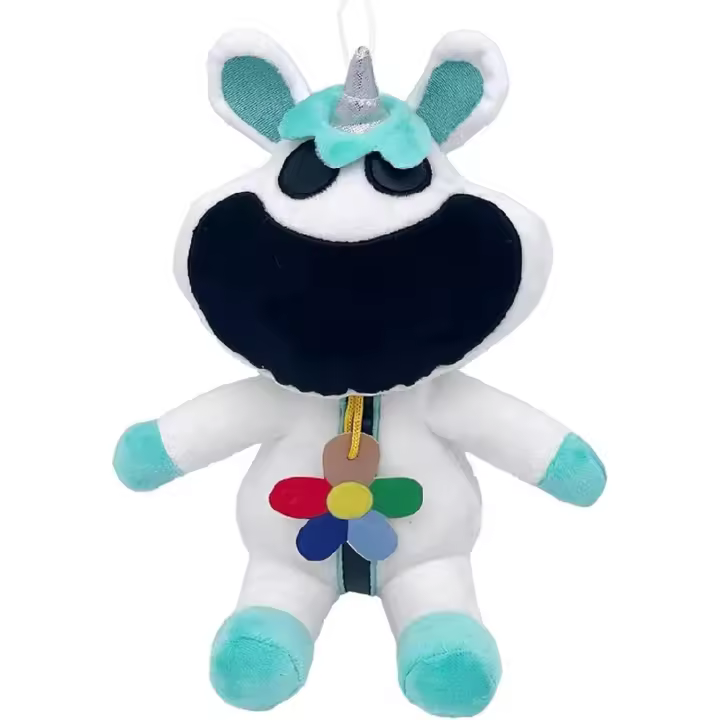 Peluche de Critters Sonrientes, divertida almohada de Critters Sonrientes para decoración infantil, adorable muñeco de acción de gato Critters Sonrientes (F) - 1