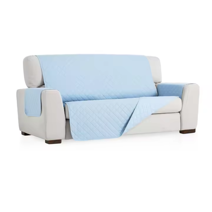 HOMESOL®  Cubre Sofa - Reversible- Protector Sofá-Acolchado Sofá-Fácil de Limpiar y Transpirable-fundas de sofa/funda sofa chaise longue/funda sofá/funda sofa 4 plazas/mantas de sofá/cojines para el sofa/puff con relleno - 1