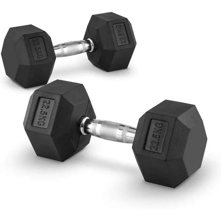 OZIO FITNESS Mancuernas Hexagonales 22,5kg (par) Fitness Musculación - 1