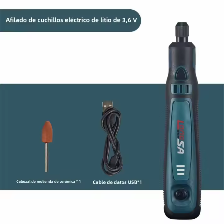 Mini Trituradora Recargable Por USB Herramienta Rotativa Micro Engraver Pluma Para Grabado Y Trituración De Jade - 1