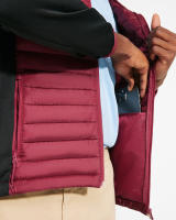 Roly Chaqueta de Hombre Combinada en Dos Tejidos, Cómoda y Ligera, Tejido Acolchado Tacto Pluma, Chaqueta con Capucha Fija Ajustada - details 4