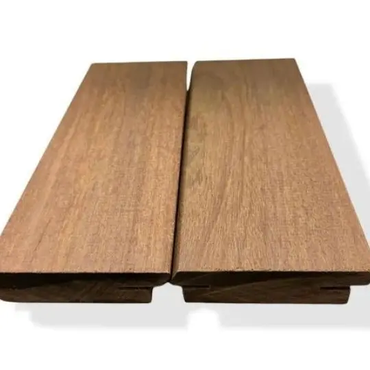 MADERTERRANEO Pack de 10 lamas de madera tropical FSC® en Ipe 21x88x930 mm (0,81 m2) - 1