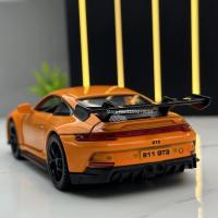 Coche De Simulación 911 GT3 En Escala 1/32 Con Sonido Y Luz Coche Deportivo De Metal Diecast Regalo Para Niños Colección Modelo De Automóvil - details 10