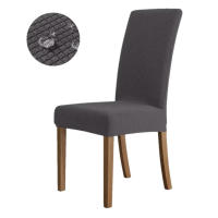 Cubierta De Silla Elástica Impermeable Para Comedor Cocina Boda Hotel Banquete Restaurante Anti Suciedad En Spandex/Poliéster - details 7