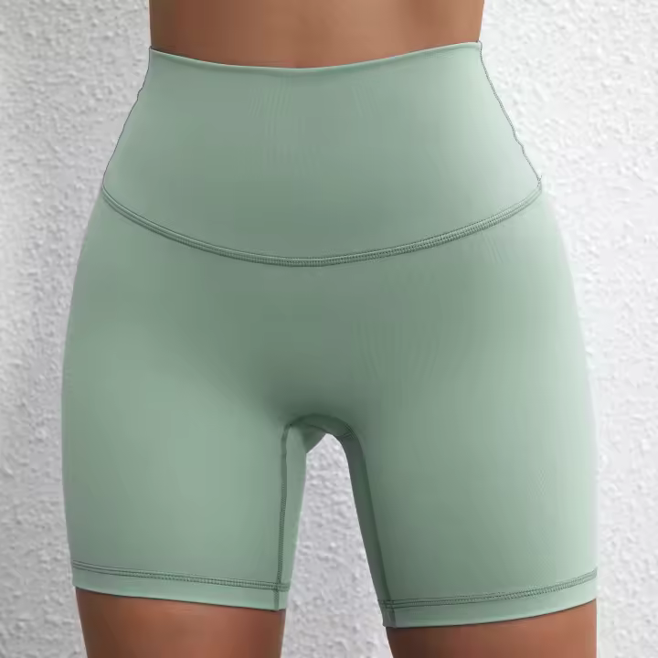 Leggings De Yoga Para Mujer En Color Sólido Compresión Soporte Antideslizante Con Bolsillo Interno Para Entrenamiento Completo Ciclismo Running - 1