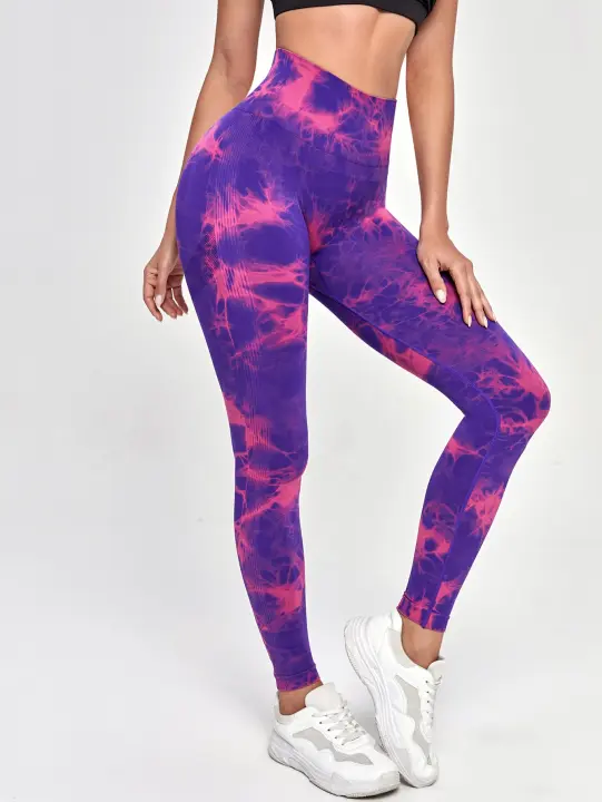 Treguas De Yoga Para Mujer Con Cintura Alta Y Sin Costuras Leggings De Gimnasio Para Ejercicio Y Fitness Talla Verdadera - 1