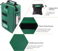 Kit de cartillas y auxiliares de emergencias de traumatismo, kit de ingredientes y compartimentos de barco, coche, camión, camping, senderismo, viajes y mochileros. - details 2