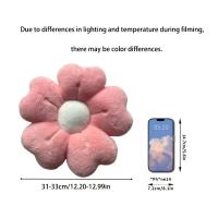 Cojín Decorativo De Plush En Forma De Margarita Suave Y Cómodo Para Cama Y Sofá Fabricado Con Tela De Poliéster - details 4