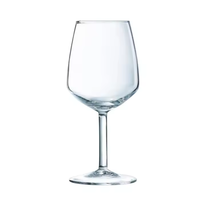 Arcoroc Silhouette - Caja de 6 Copas de Vidrio Transparente de 19CL, Fabricado en Francia - 1