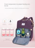 Bolso De Cuero Genuino Para Mamá Y Bebé Bolsa De Almacenamiento Doble Bolsa De Viaje Para Bebé Bolso De Diaper Con Hombro Para Carrito De Bebé - details 7