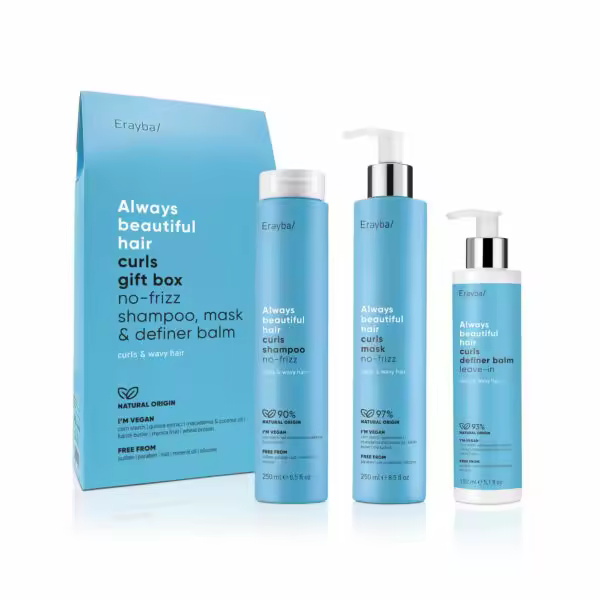 ERAYBA PACK CURLS SHAMPOO 250ML - MASK 250ML - DEFINER BALM 150ML Abh/ Always beautiful hair - 1