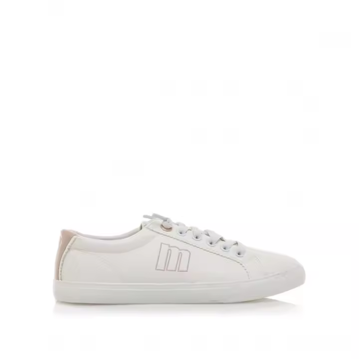 MUSTANG 60615 C56387 Zapatillas deportivas mujer 34408 25V DEPORTIVO "M" CORDON BLANCO/NUDE - 1