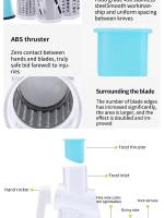 Cortador De Verduras Multifuncional Rollo Mano Cocina Hogar Rallador De Papas Acero Inoxidable Ecológico - details 4