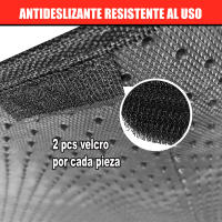 Juego de 4 Alfombras Para Coche, Alfombrillas Universales para Coche,Antideslizantes y Resistentes - details 1