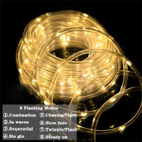 Luces De Cadena LED Solar Para Exterior 5/10/20m Impermeables Decoración Para Navidad Boda Año Nuevo Árbol De Navidad Fiesta De Año Nuevo - details 2
