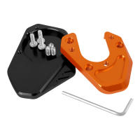 Accesorios De Motocicleta Para Duke 125 200 390 690 DUKE125 DUKE200 DUKE390 Soporte De Placa Para Estandarte Lateral Extensión Pie De Prensa CNC De Aleación De Aluminio - details 1