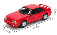 Maisto 1:24 Modelo De Coche De Aleación 1993 Ford Mustang SVT Cobra Decoración Artesanal Juguete Colección Regalo Die-Casting - details 1
