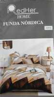 RedHer+Home Modelo Adra Juego de Funda Nórdica Estampada para Cama 90/105/135/150 Funda nórdica Microfibra con cremallera - Funda almohada - Funda edredon suave y transpirable. - details 1