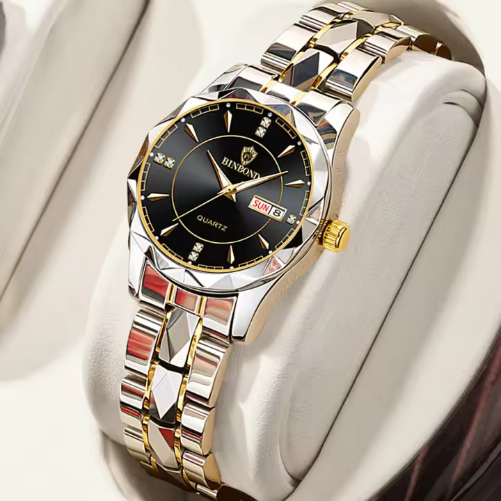 Reloj De Moda Para Mujer BINBONG Marca De Lujo Resistente Al Agua 3ATM Con Fecha Reloj Deportivo De Cuarzo Para Damas Reloj De Pulsera - 1