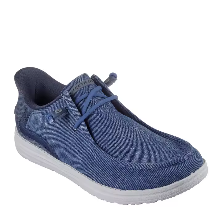Skechers Mocasines Melson Azules 210959-DEN , para Hombre - 1