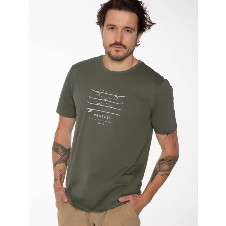 Protest - CAMISETA MANGA CORTA PROTEST HOMBRE - 100% Algodón - 1