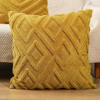 Funda De Cojín De Piel Sintética Bohemia Amarilla Suave Y Lavable Para Decoración Del Sofá Y Couch Cubierta De Algodón Y Poliéster - details 8