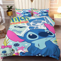 Juego De Sábanas Lilo Y Stitch 3pcs 100% Poliéster Sin Relleno Para Niños Y Niñas Diseño De Stitch Cama De Poliéster - details 6