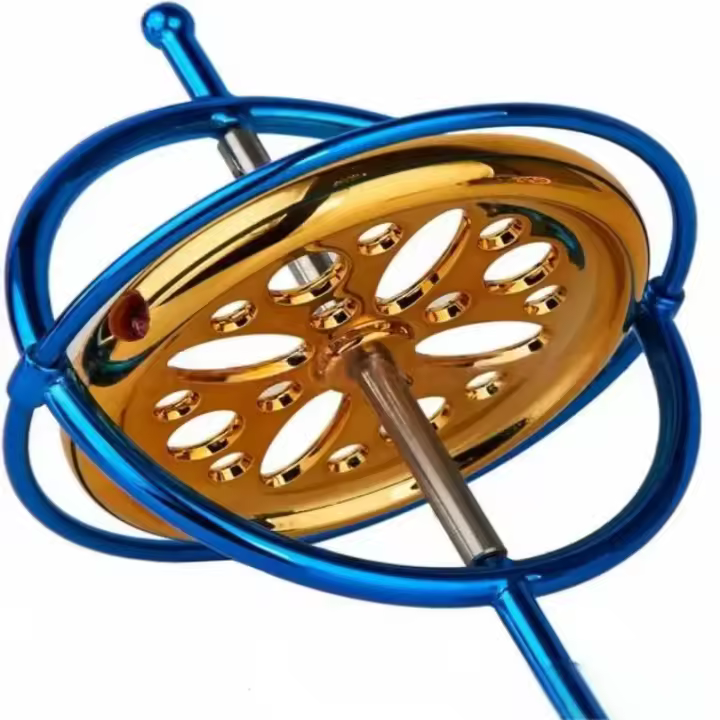 Juguete Educativo Y De Alivio Del Estrés Giroscopio De Metal Precision Torre Anti-Gravedad Rotación Balanceada Figura De Miniatura - 1