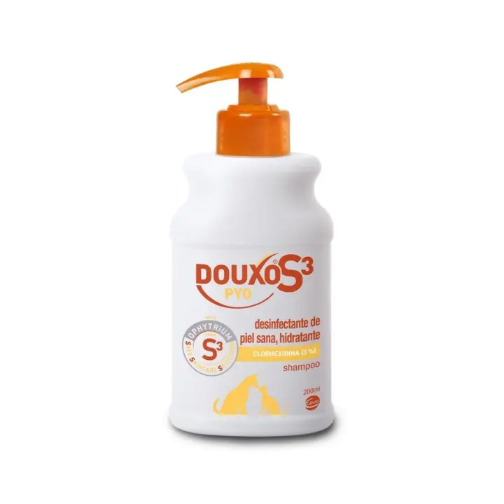 DOUXO S3 - Pyo (200 ml) - Champú para la Pioderma en Perros y Gatos - 1