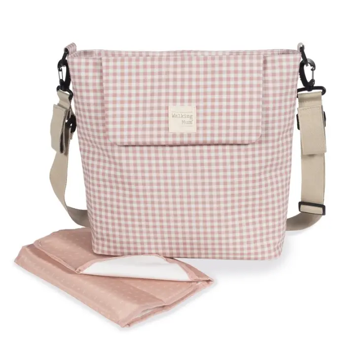 Bolsa Canastilla I Love Vichy Rosa - 1