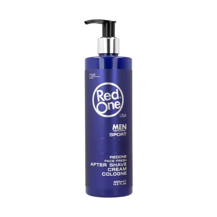 Red one men after shave crema cologne sport 400 ml, crema para después del afeitado sport. - 1